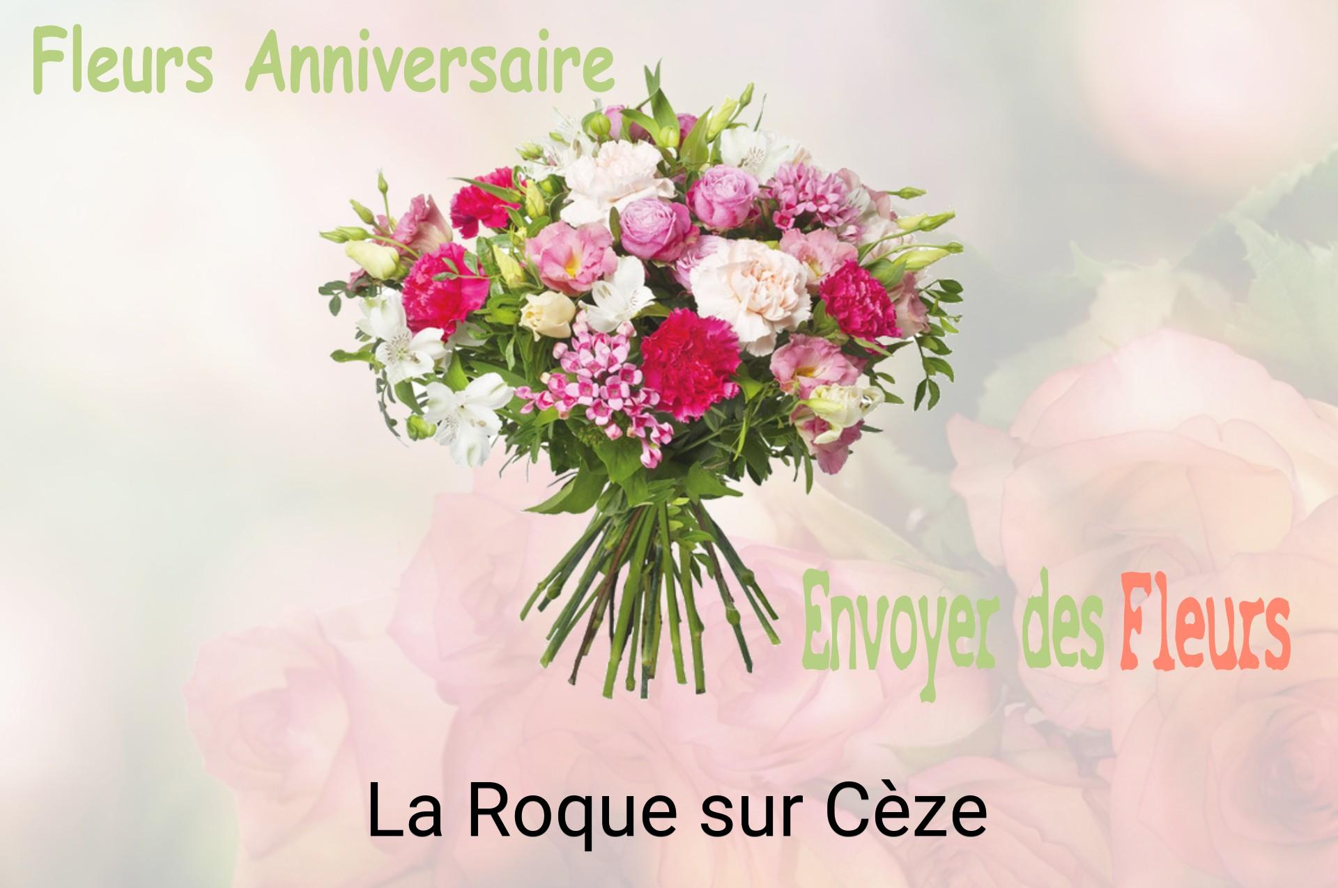 Bouquet de fleurs d’anniversaire livré à La Roque-sur-Cèze