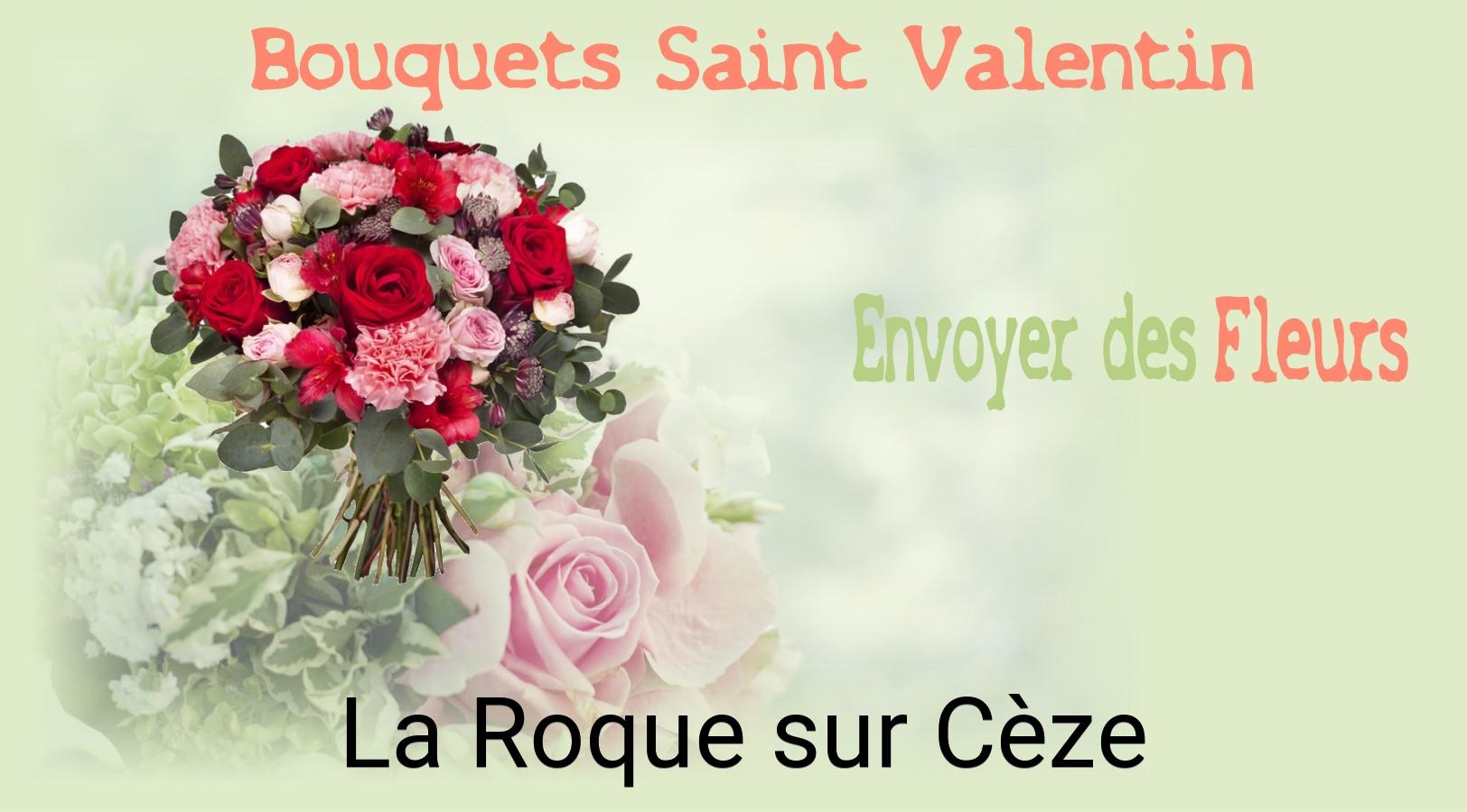 Roses de Saint-Valentin livrées à La Roque-sur-Cèze